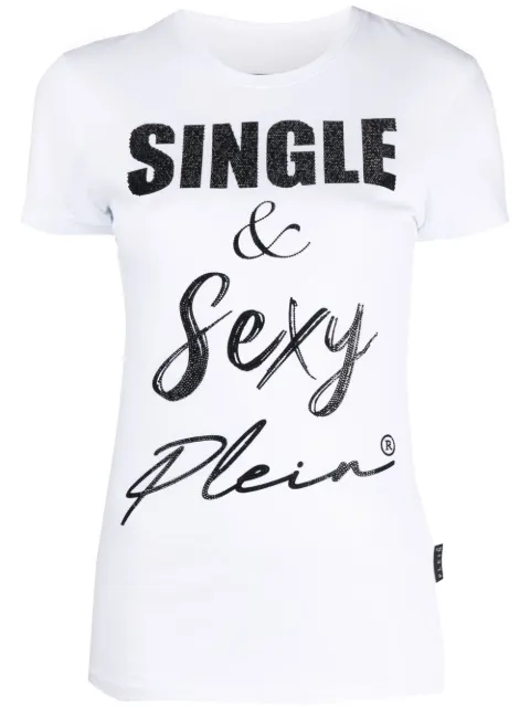 Philipp Plein graphic-print cotton T-shirt White AABCWTK2647PJY002N