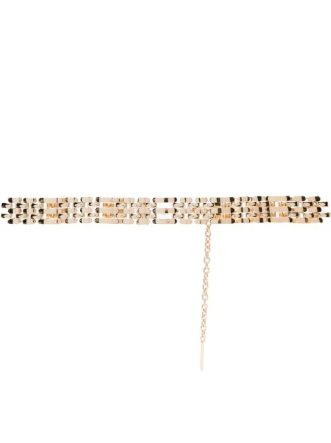 Alberta Ferretti chain adjustable belt Gold A30086685