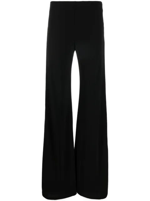 Alberta Ferretti flared wide-leg trousers Black AEF222U03226623