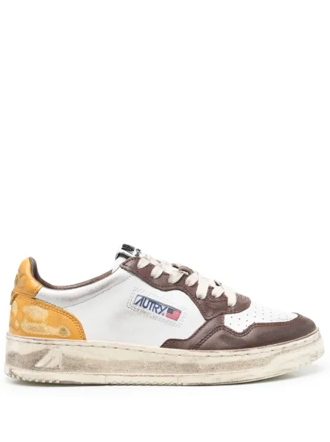 Autry Super Vintage colour-block sneakers White AVLMSV12