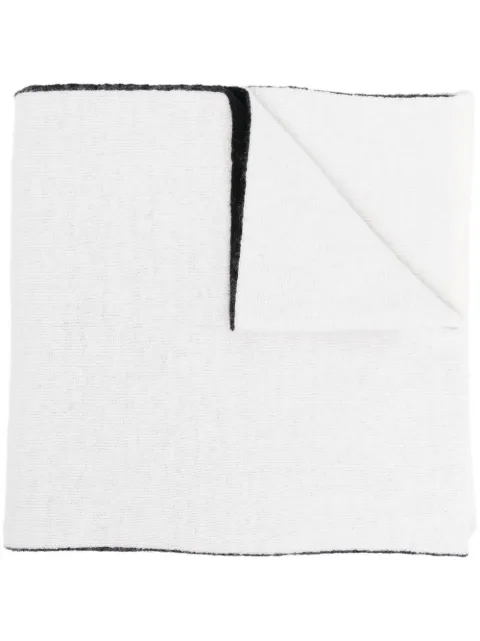 Alberta Ferretti logo-print scarf White J33806602