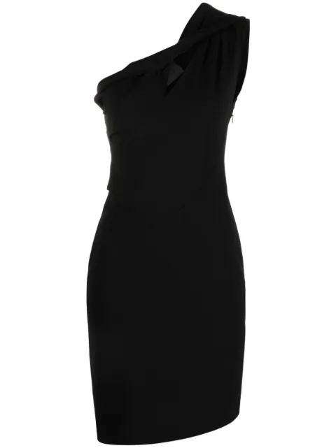 Givenchy one-shoulder mini dress Black BW21D2303L