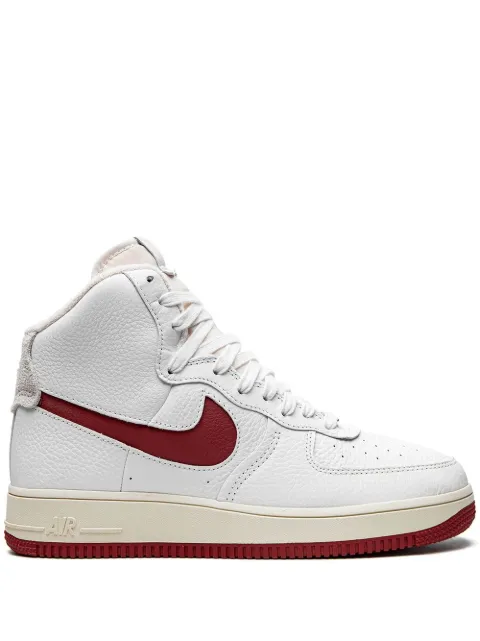 Nike Air Force 1 High Sculpt "White/Gym Red" sneakers White DC3590