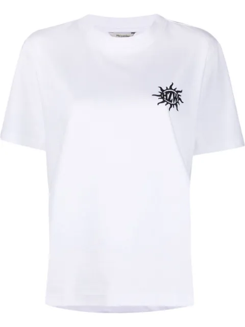 Holzweiler graphic-print short-sleeved T-shirt White 13679