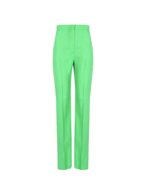 Alexander McQueen hight waisted trousers Green 724750QJAC7