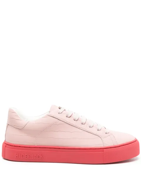 Hide&Jack Essence Croco sneakers Pink EIBKLPNKRED