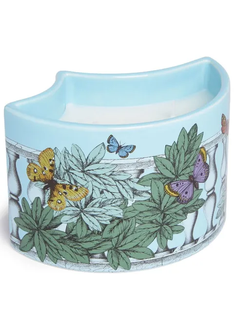 Fornasetti Farfalle e Balaustra scented candle (530g) Blue FPJ514YGS