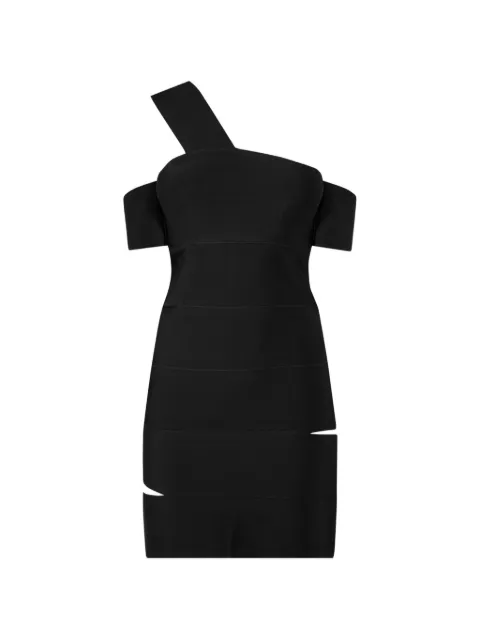 Alexander McQueen cut-out detail mini dress Black 720566Q1A4C