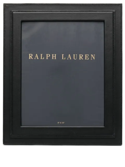Ralph Lauren Home Brennan leather photo frame (8cm x 10cm ) Black 682662676002