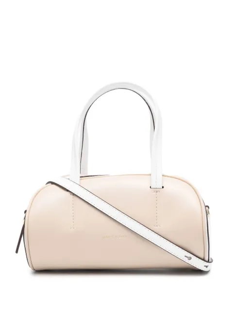 Manu Atelier Cylinder two-tone tote Neutrals 2022422