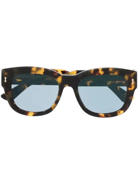 Gucci Eyewear branded square-frame sunglasses Neutrals 691368J0744