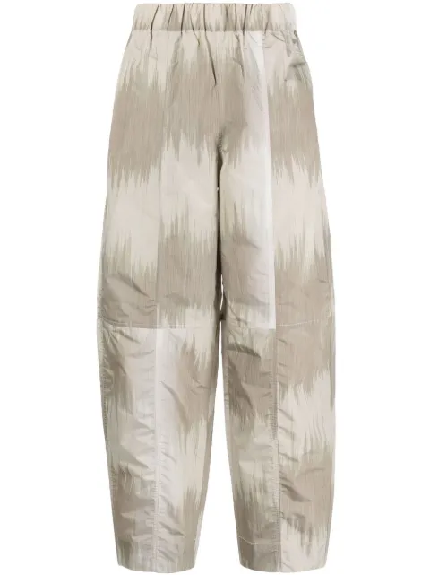 GANNI curved shell trousers Neutrals F6781