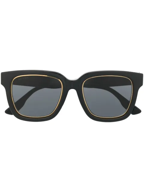 Gucci Eyewear square tinted sunglasses Black GG1136SA001