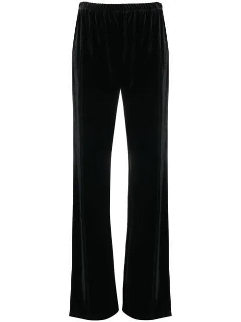 Philosophy Di Lorenzo Serafini wide-leg velvet trousers Black A03255729
