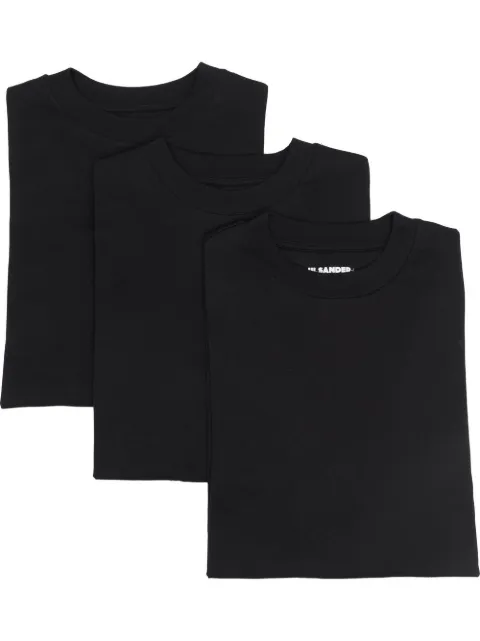 Jil Sander three-pack long-sleeve tops Black J40GC0002J45048