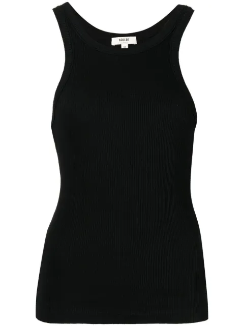 AGOLDE Bailey round neck tank top Black A71011260