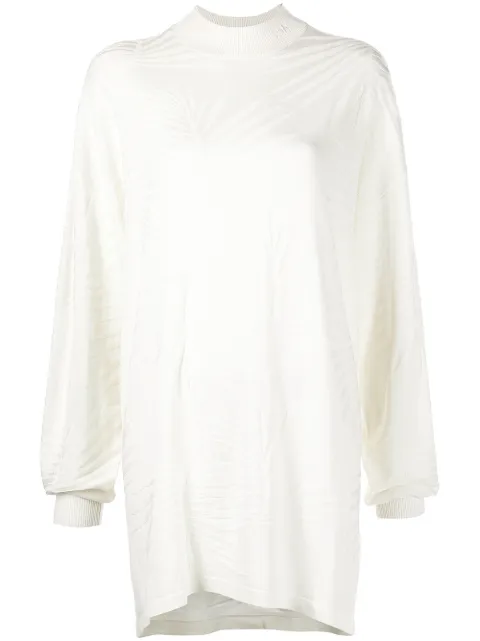 RTA tropical Cassia oversized dress White WU22S128D1107WHTPC