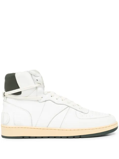 RHUDE Rhecess-Sky hi-top sneakers White RHSS22F007178