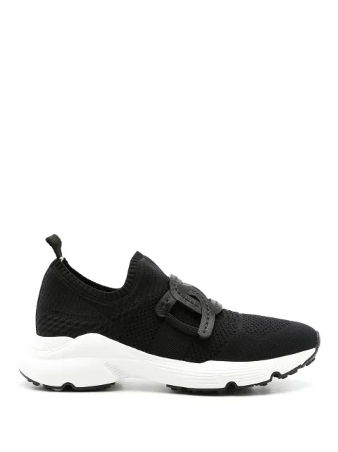 Tod's Kate chain-link detail slip-on sneakers Black XXW54C0EM60Q6L