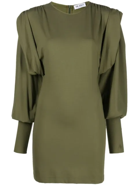 The Attico Quinn fitted mini dress Green 227WCA118RY01