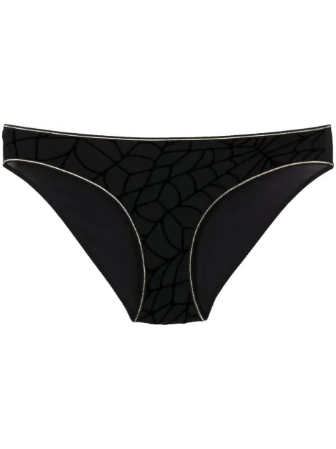 Marlies Dekkers The Adventures velvet-detail briefs Black 35904
