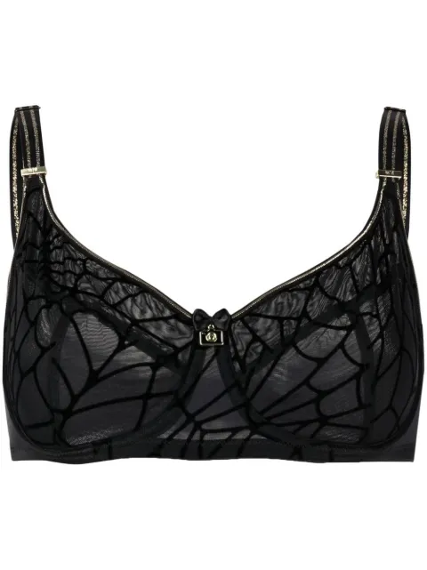 Marlies Dekkers The Adventure mesh balcony bra Black 35902