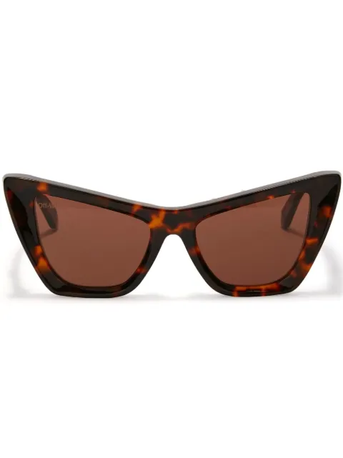 Off-White Eyewear Edvard cat-eye sunglasses Brown OERI045F22PLA0016064