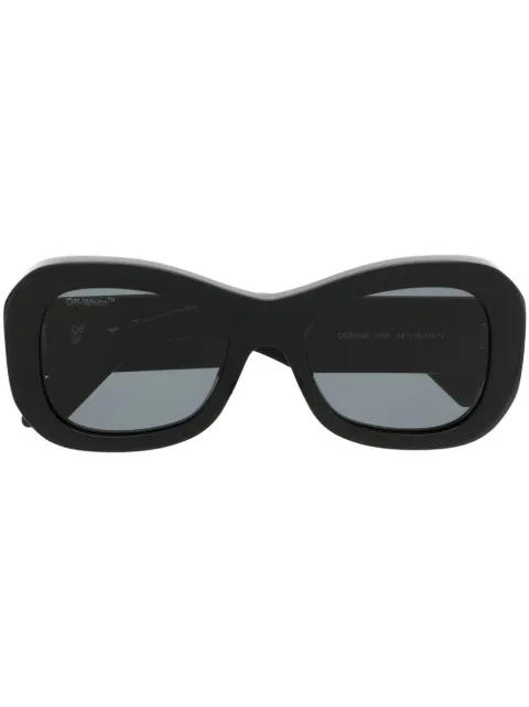 Off-White Eyewear oval-frame sunglasses Black OERI040F22PLA0011007
