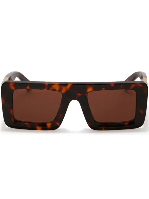 Off-White Eyewear Arrows-motif tinted sunglasses Brown OERI049F22PLA0016064