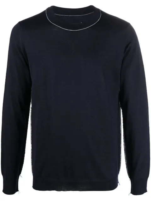 Maison Margiela Work-In-Progress wool jumper Blue SI1HA0002S17782