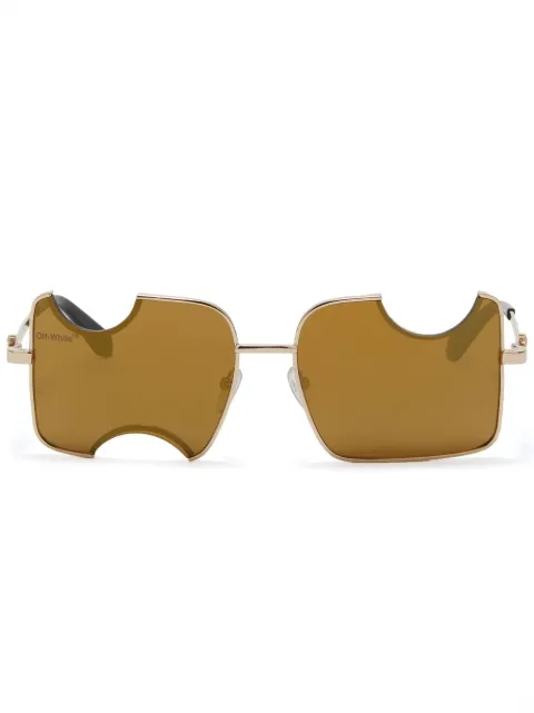 Off-White Eyewear Salvador tinted sunglasses Brown OERI046F22MET0017676
