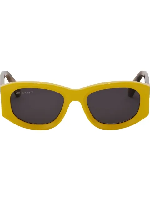 Off-White Eyewear round-frame tinted sunglasses Grey OERI041F22PLA0011807
