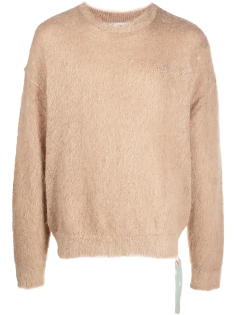 Off-White Arrow Skate jumper Brown OMHE137F22KNI0016262