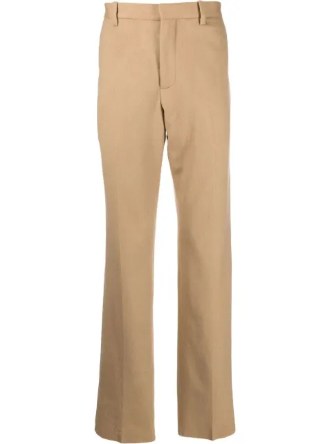 Off-White slim-cut tailored cashmere trousers Neutrals OMCA214F22FAB0066200