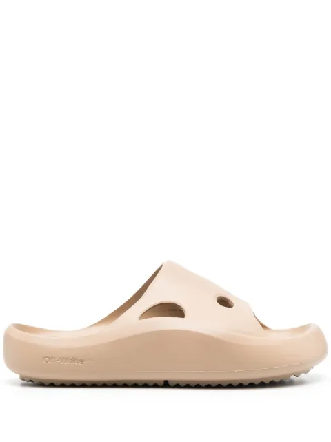 Off-White Meteor cut-out slides Neutrals OMIC014F22MAT0016262