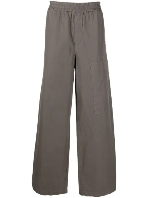 Off-White Bounce wide-leg trousers Grey OMCA241F22FAB0010707