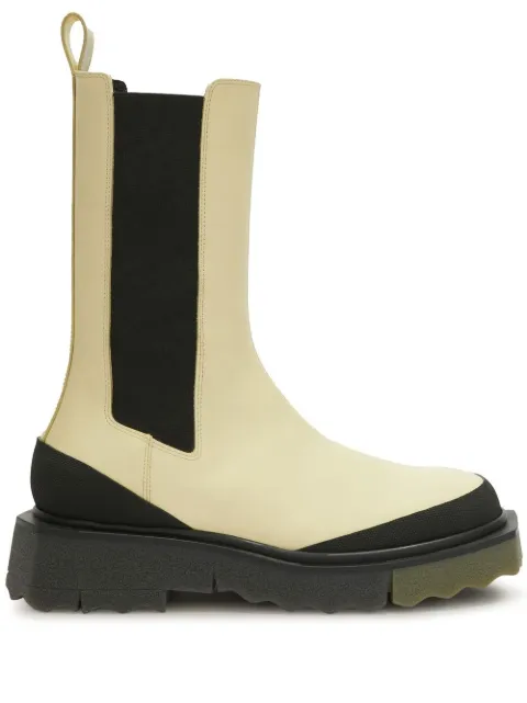 Off-White Sponge Chelsea boots Neutrals OWID018F22LEA0020456