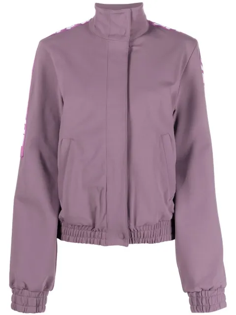 Off-White athletic logo band track jacket Purple OWVL016F22JER0013500