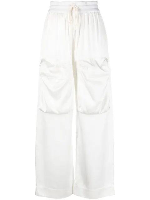 Off-White Duchesse Cargo trousers White OWCF013F22FAB0020100