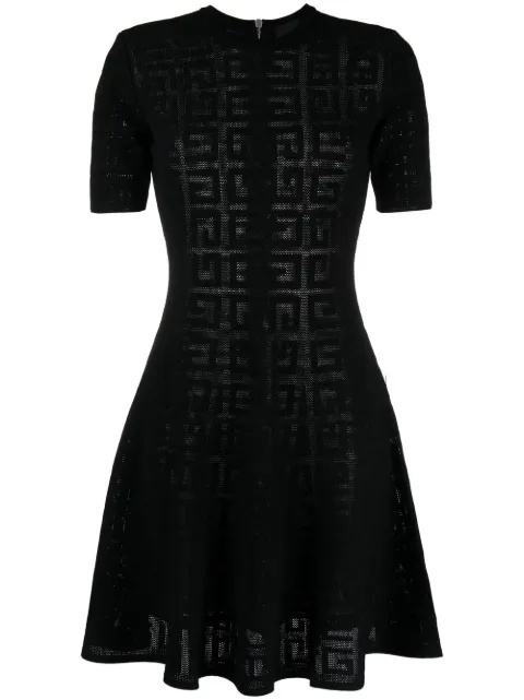 Givenchy 4G jacquard A-line dress Black BW21DJ4ZA4