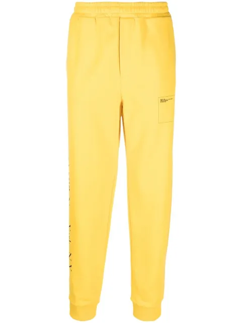 Helmut Lang New York Postcard track trousers Yellow M05HM215WAC