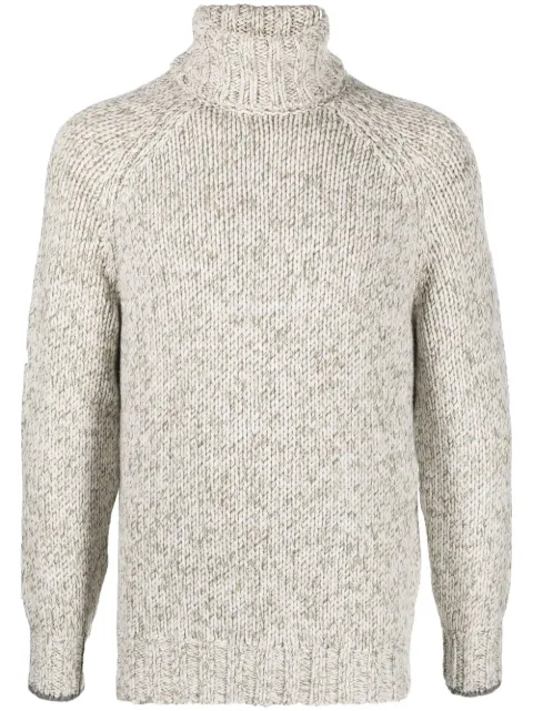 Brunello Cucinelli rollneck knitted jumper Grey M3639103CHC58