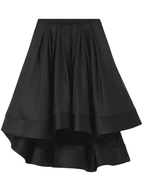 Proenza Schouler pleated full taffeta skirt Black R2315000BY255