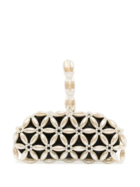 0711 pearl tote bag Yellow 0711FW2255