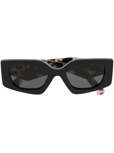 Prada Eyewear leopard print tinted sunglasses Black PR15YS