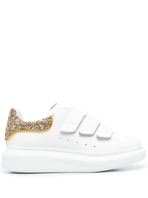 Alexander McQueen touch-strap low-top sneakers White 697106WIBNP