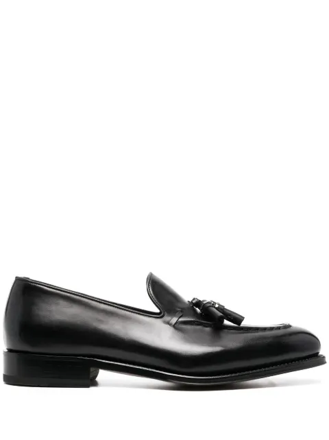 Ferragamo almond-toe tassel loafers Black 753941