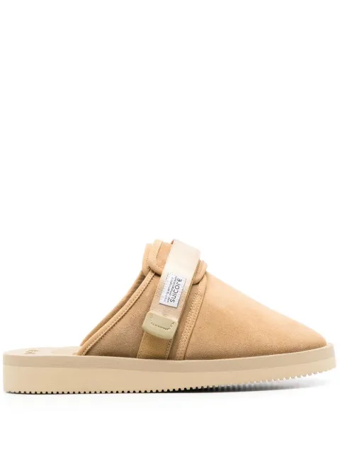 Suicoke Zavo-VS touch-strap slippers Brown OG072VS