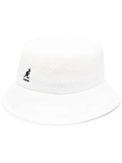 Kangol logo-embroidered bucket hat White K3050ST