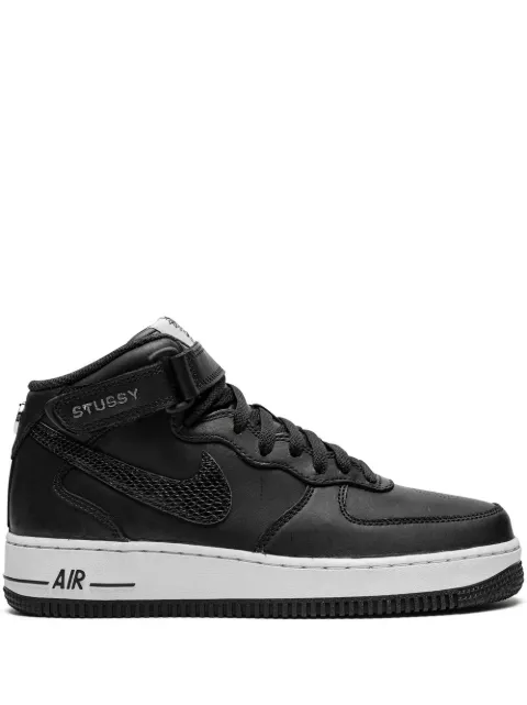 Nike x Stussy Air Force 1 Mid "Black" sneakers Black DJ7840